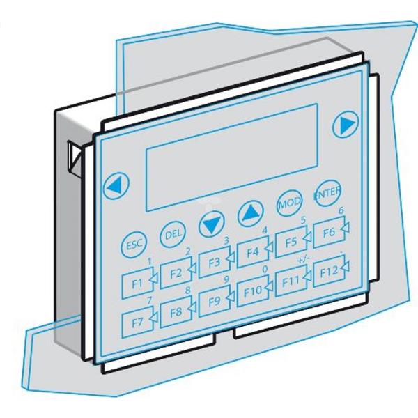 Magelis XBT, zestaw do szczelnego montażu, XBTR mały panel XBTZR01
