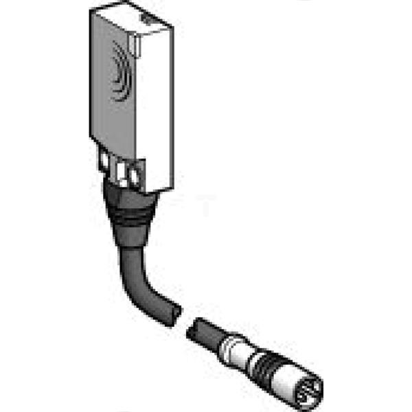 Czujnik indukcyjny XS7 15x32x8, PBT, Sn5mm, 12..24VDC, M8 0,15m XS7F1A1NAL01M8