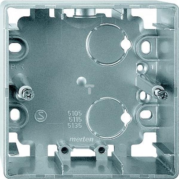 Obudowa do montażu natynkowego, pojedyncza, aluminium, Artec/Trancent MTN513560