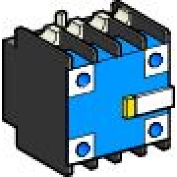 Blok styków pomocniczych , 3 NO+1 NC, zaciski śrubowe LA1DZ31