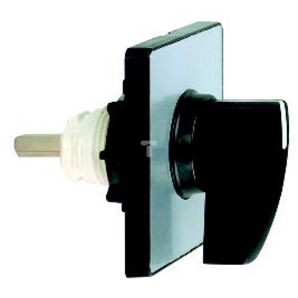 Głowica oper. 60x60mm- kolor metali.-czarna rączka-z etyk. bez op., do graw. KBD1H