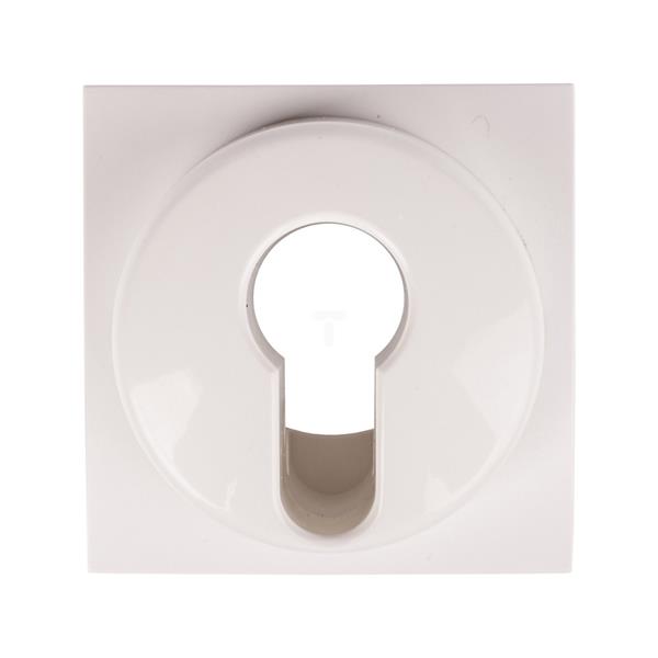 Berker/B.Kwadrat Element centralny łącznika na klucz S.1/B.3/B.7 Glas śnieżnobiały 15078989
