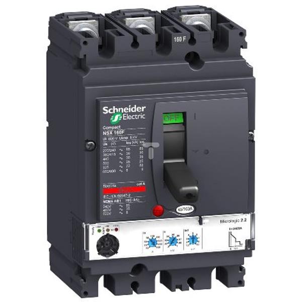 Wyłącznik mocy 160A 3P 36kA Compact NSX160F Micrologic 2.2 LV430770