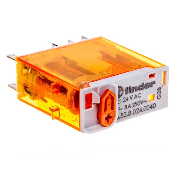 Przekaźnik miniaturowy 2P 8A 24V AC 46.52.8.024.0040