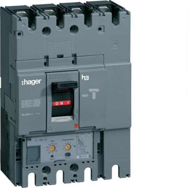 Wyłącznik mocy 4P 400A 50kA h630 LSI HND401H