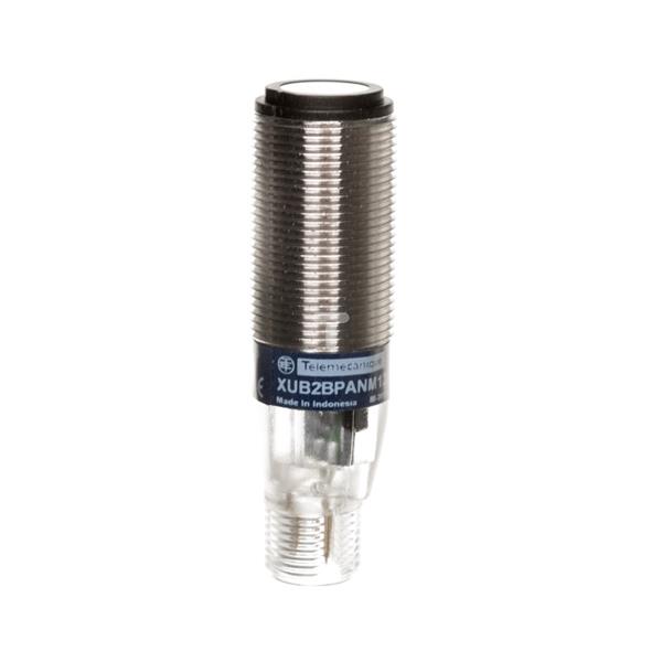 Czujnik fotoelektryczny Sn=15m M18 PNP 1Z 12-24V DC M12 4-piny odbiornik metal XUB2BPANM12R