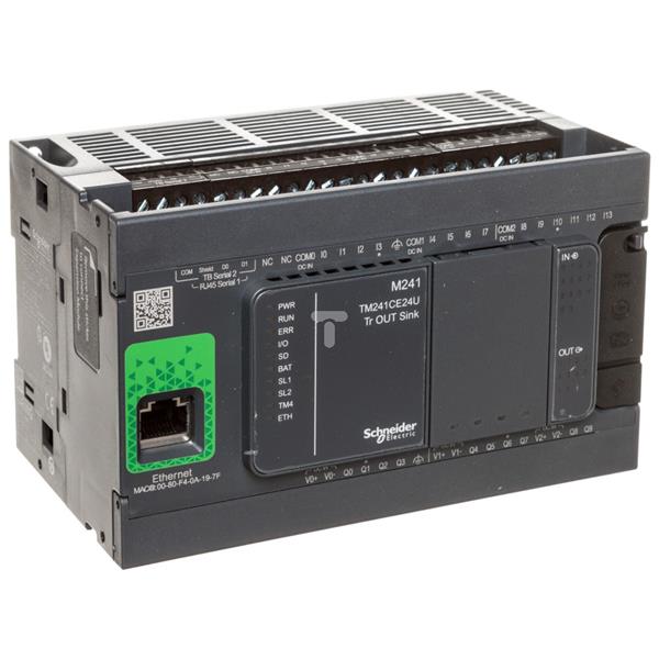 Sterownik programowalny 24I/O NPN tranzystorowe Ethernet M241-24I/O TM241CE24U