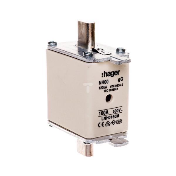 Wkładka bezpiecznikowa NH00 160A 500V gG LNH0160M