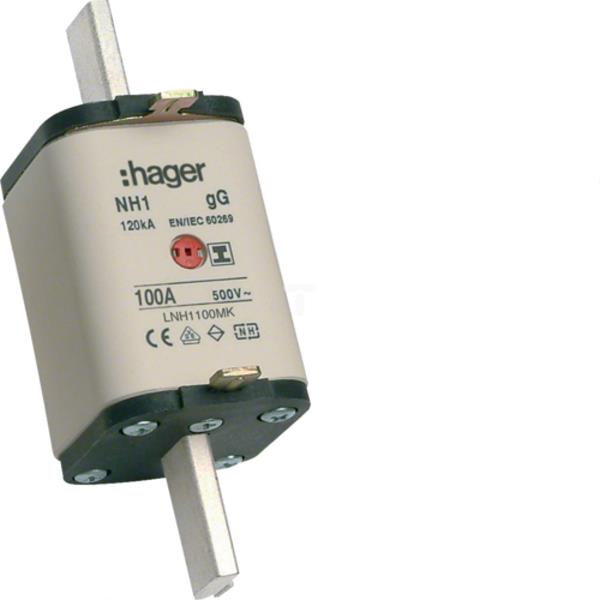 Wkładka bezpiecznikowa NH1C 100A 500V gG LNH1100MK