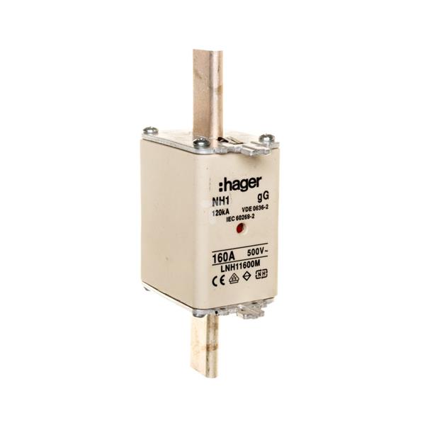 Wkładka bezpiecznikowa NH1C 160A 500V gG LNH1160M
