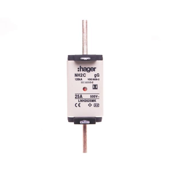 Wkładka bezpiecznikowa NH2C 25A 500V gG LNH2025MK