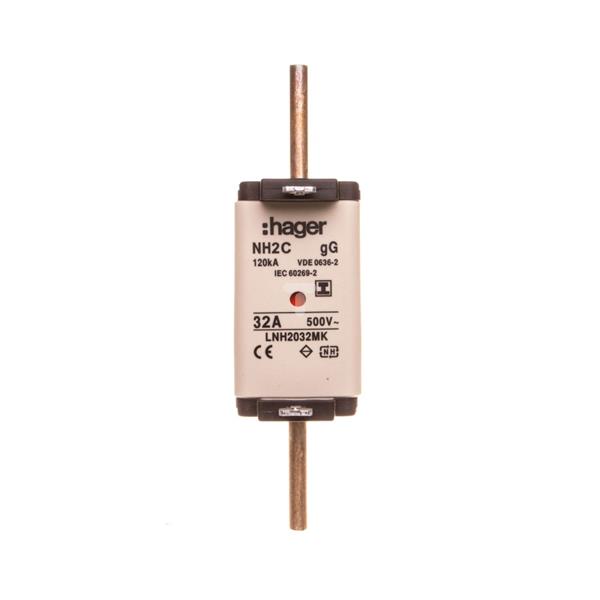 Wkładka bezpiecznikowa NH2C 32A 500V gG LNH2032MK