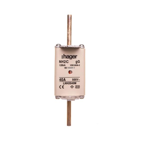 Wkładka bezpiecznikowa NH2C 40A 500V LNH2040M