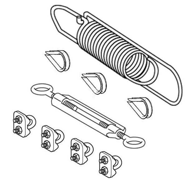 Zestaw montażowy, O 5mm, L 25m, do XY2CE XY2CZ9525