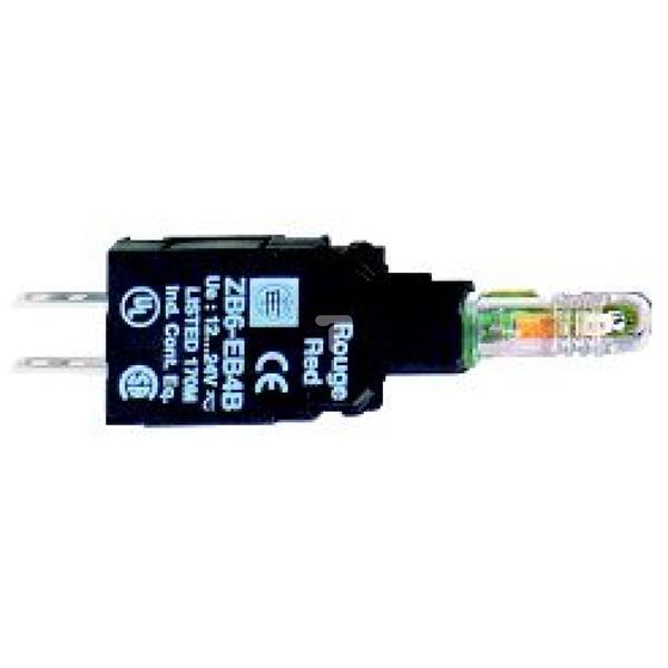 Zestaw św. biały z korpusem/kołnierzem mocującym zinteg. LED 230...240V ZB6EM1B