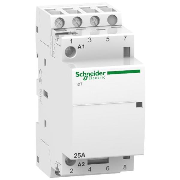 Stycznik modułowy iCT 25A 3NO 127 V 60 Hz A9C20433