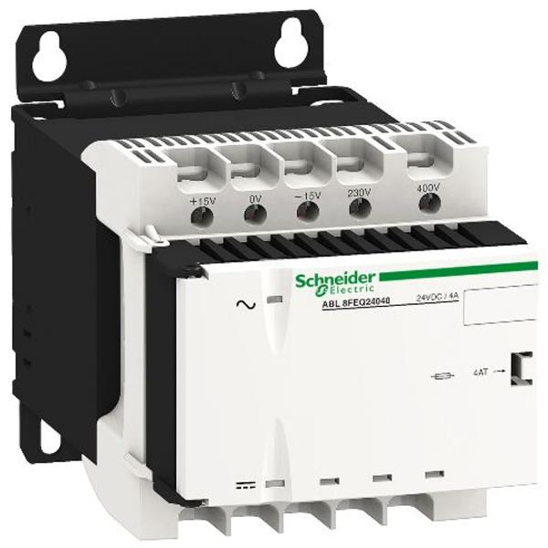 Zasilacz prostownikowy z filtrem 1-3 fazowy, 230...400 V AC, 24 V, 4A ABL8FEQ24040