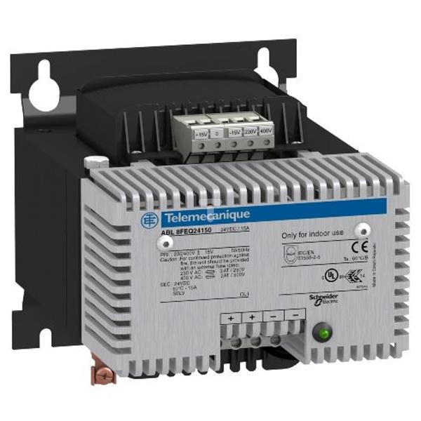 Zasilacz prostownikowy z filtrem 1-3 fazowy, 230...400 V AC, 24 V, 20A ABL8FEQ24200