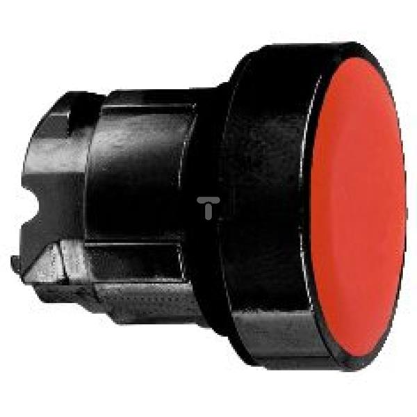 Główka przycisku kryta czerw. O22 push-push zing. LED bez ozn. ZB4BH047