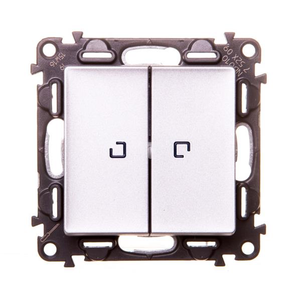 VALENA LIFE Łącznik schodowy z podświetleniem aluminium 752309