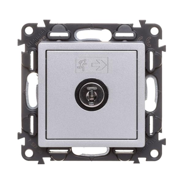 VALENA LIFE Łącznik do oświetlenia awaryjnego aluminium 752338