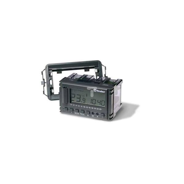 Termostat elektroniczny czarny do zabudowy  programowany tygodniowo 1C.51.9.003.2007