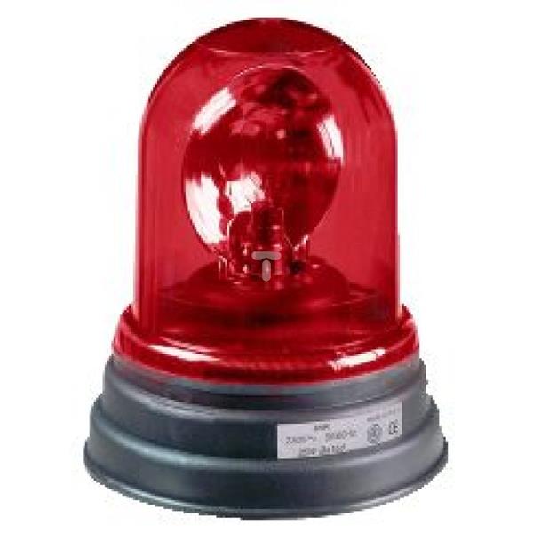 Lampa wirująca z lusterkiem XVR, O 165, czerw., 70 W, 24 V AC DC XVR1B94
