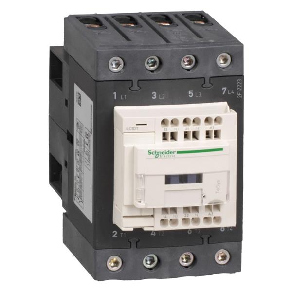 Stycznik pomocniczy I=60A [AC-1], styki 4 NO , napięcie cewki 440V AC LC1DT60A3R7