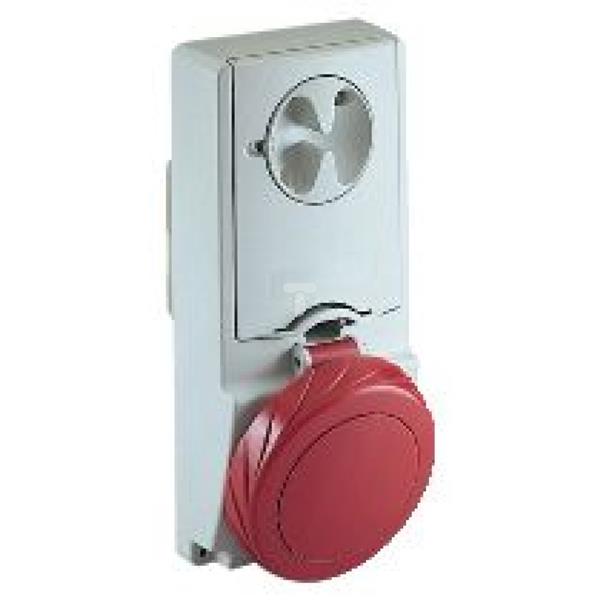 Gniazdo z zabezpieczeniem 16A, 3p+N+Z, 380…415 V AC, IP 65, tablicowe 82186