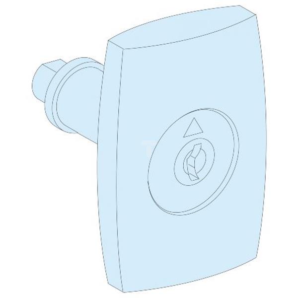 Prisma Plus, system G, zatrzask drzwi z zamkiem i dwoma kluczami 405, IP55 08936