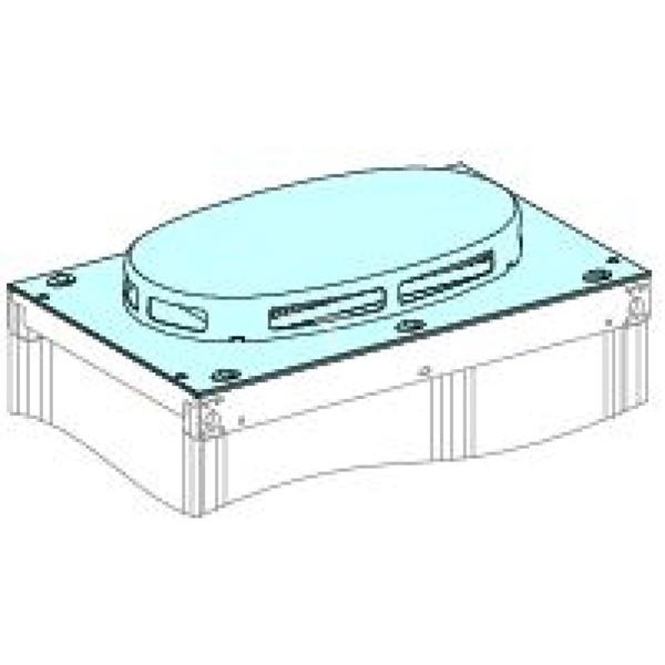 Prisma Plus, System P, dach wentylowany szer. = 650mm, gł = 400mm, IP30 08476