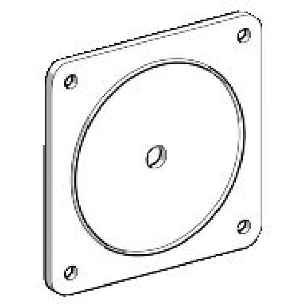 Uszczelka IP 65 dla pł. czoł. 45mm x 45mm i przeł. piórk. krzywk. mocow. czołowo KZ73