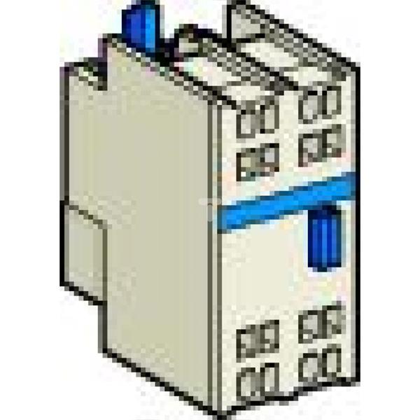 Blok styków pomocniczych, 2 NC, zaciski sprężynowe LADN023