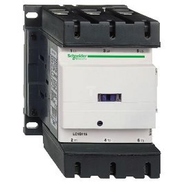 Stycznik mocy I= 115A [AC-3], styki pom. 1NC+1NO, nap. cewki 115 V AC LC1D115FE7