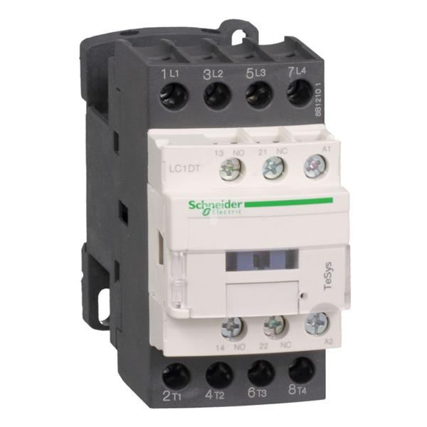 Stycznik 4 bieguny I=25A [AC-1], styki 4 NO, napięcie cewki 220 V AC LC1DT25M7