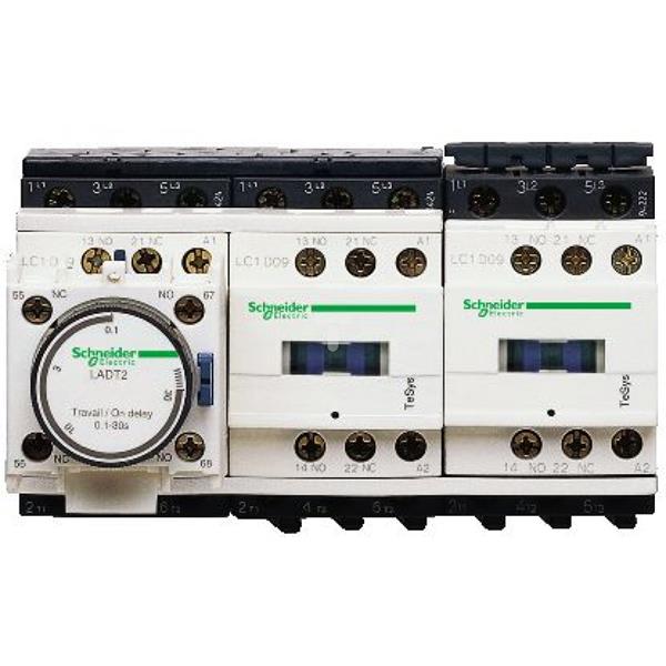 Rozrusznik gwiazda/trójkąt, na szynę, TeSys LC3-D, cewka 230 V AC LC3D090AP7