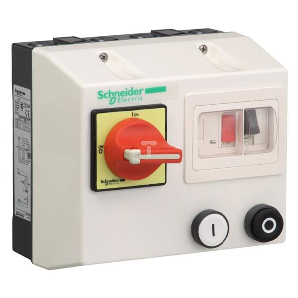 TeSys LG, enclosed DOL starter, 9...14A, 220 V AC coil LG1D122M716