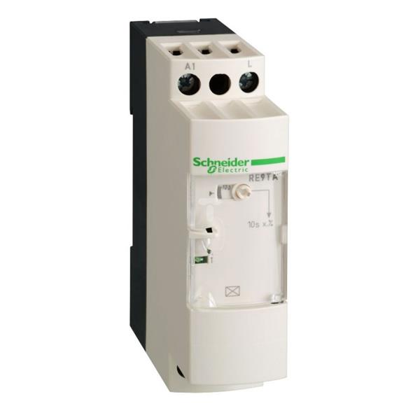 Przekaźnik czasowy opóźniający załączenie, 3..300 s, 240 V AC DC, wyj. połp. RE9TA21MW
