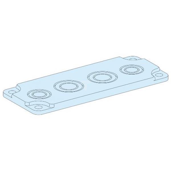 Prisma Plus - system G - płyta dławicowa IP55 - 4 wycięcia 08892