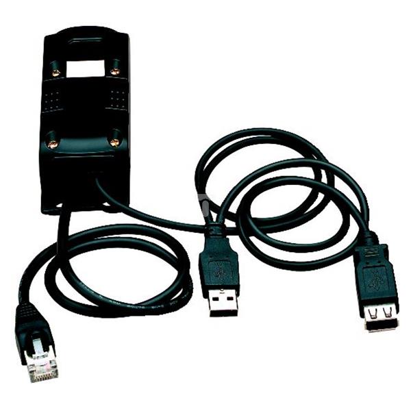 Magelis XBT, izolacja łącza szeregowego z hubem USB XBTZGI485