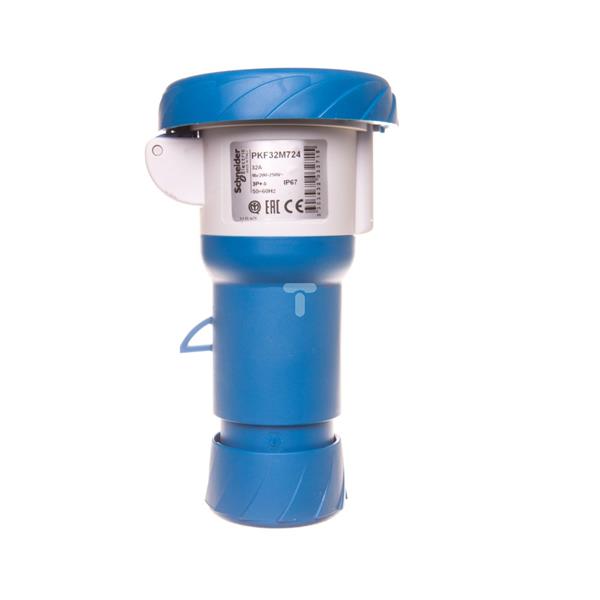 Gniazdo przenośne CEE 32A 3P-E 200-250V IP67 50-60Hz PKF32M724