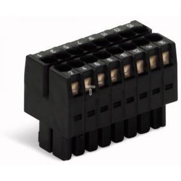 Gniazdo MCS-MINI Classic 14-biegunowe czarne raster 3,5 mm 713-1107 /50szt/