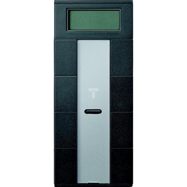 Przycisk wielofunkcyjny poczwórny plus z regul. temp., antracyt, Sys M MTN6214-0414