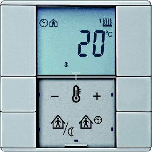 Wielofunkcyjny regulator temperatury, z wyświetl., alu, Artec/Antique MTN6241-4060