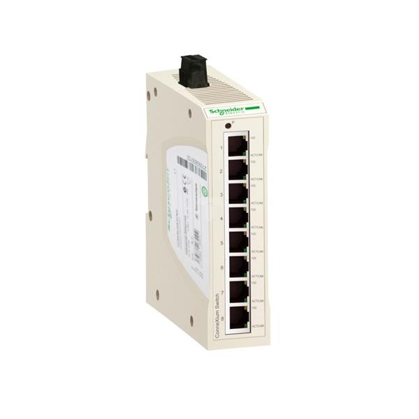 Przełącznik Ethernet TCP/IP - ConneXium - 8 portów na przewód miedziany TCSESU083FN0