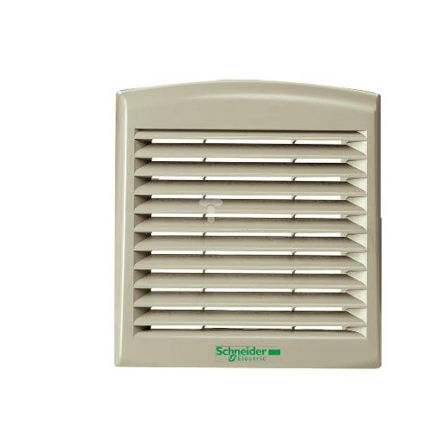 Kratka wylotowa w kolorze RAL7032, wyięcie 291x291, zewn. wym. 336x316mm NSYCAG291LPC