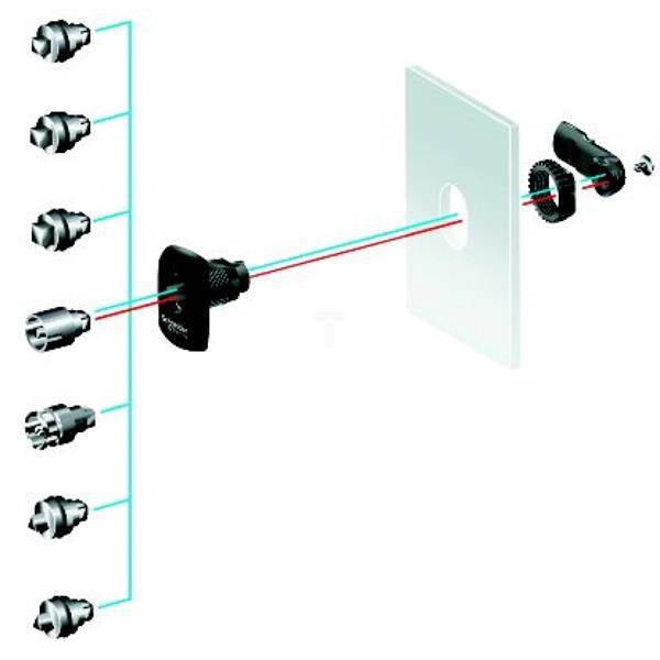 Wkładka do zamka kwadratowa 8mm do obudowy Spacial S3D, NSYAEDLS8S3D