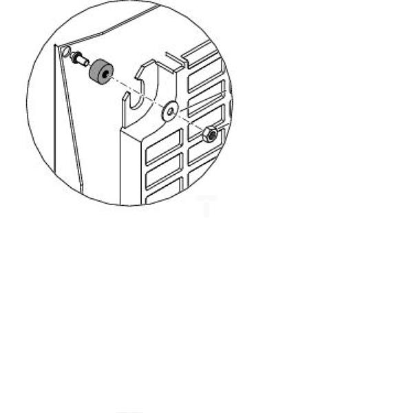Płyty perforowane Monobloc ,wykonane ze stali galw.wys.400xW300mm perf.uni.11x26mm, NSYMR43