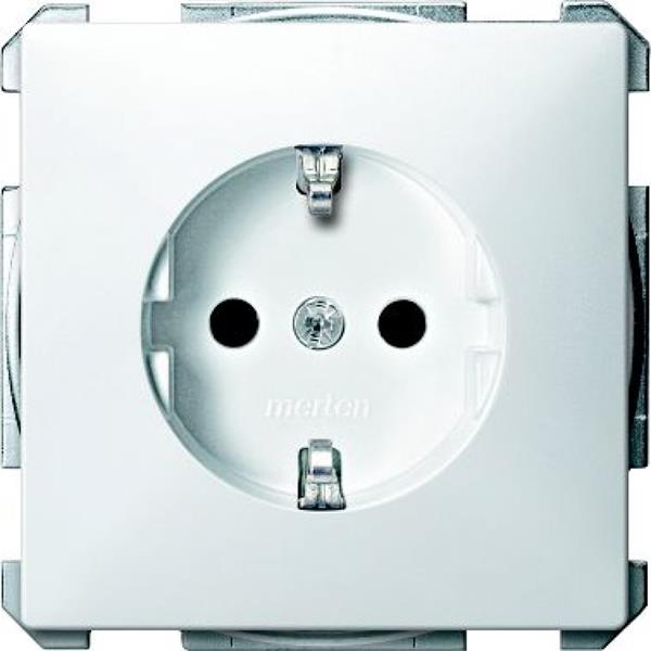 Gniazdo wtykowe SCHUKO, z przesłoną, zaciski śrub., B.P, Artec/Antique MTN2400-4019