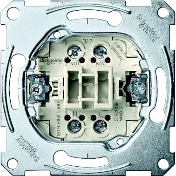 Mechanizm przycisku schodowego 1-bieg., p/t, 10A, AC 250 V, zaciski śrub. MTN3056-0000